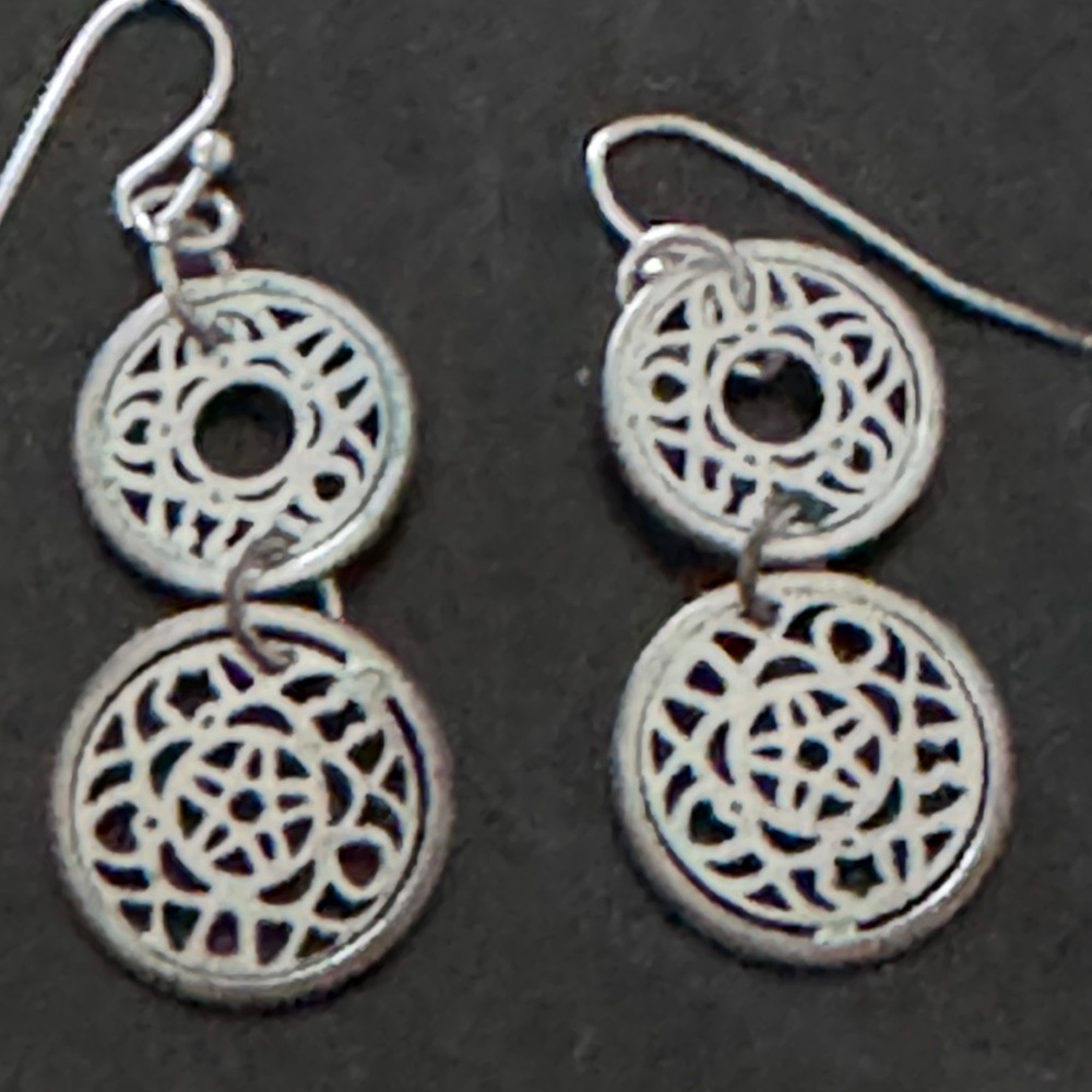 Elegant Silver Dangle Earrings
